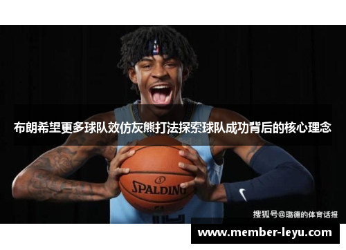 布朗希望更多球队效仿灰熊打法探索球队成功背后的核心理念